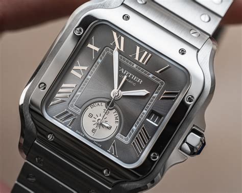 cartier santos dual|cartier santos dual time watch.